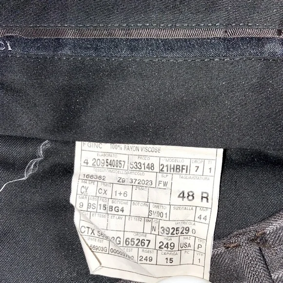 Gucci Wool & Cashmere PinStriped Pants US32 - Picture 4 of 6